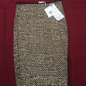 Pencil high waisted skirt